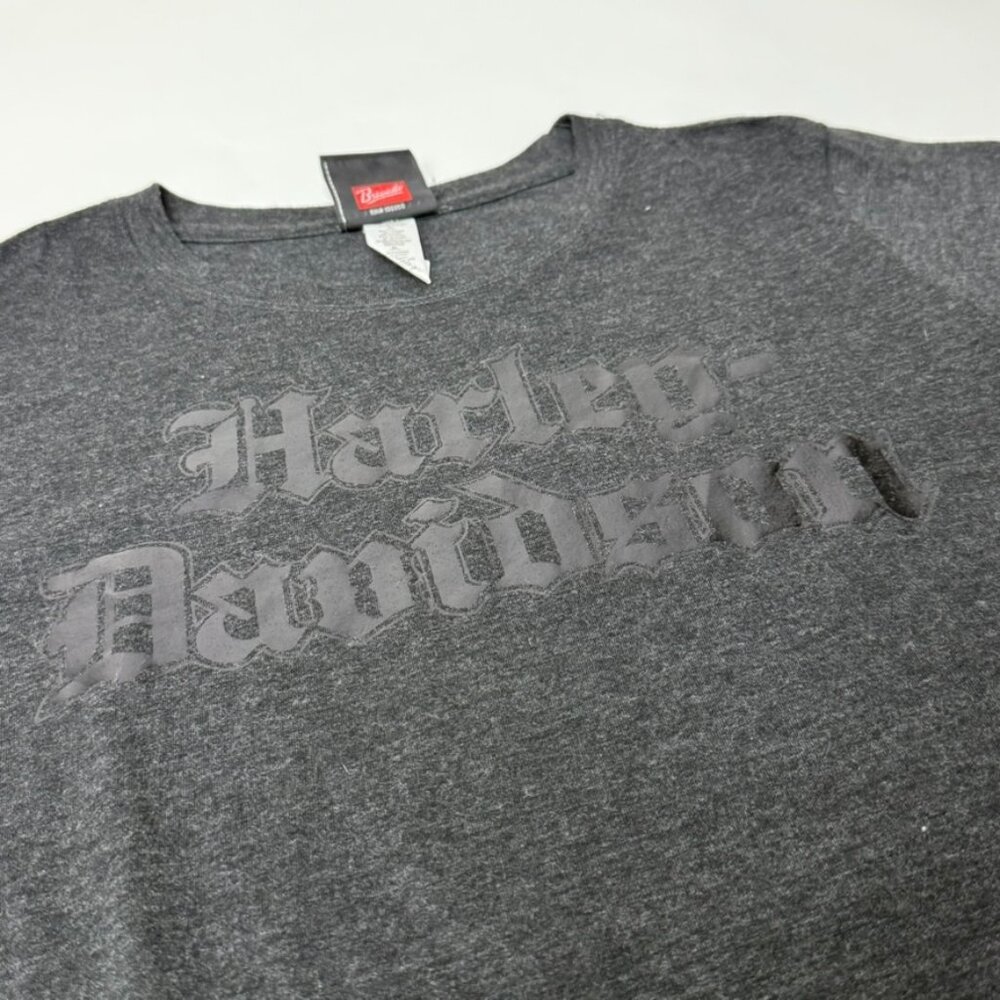 Harley Davidson Women's Black Short Sleeve Graphic Tee Shirt XL - Picture 3 of 5